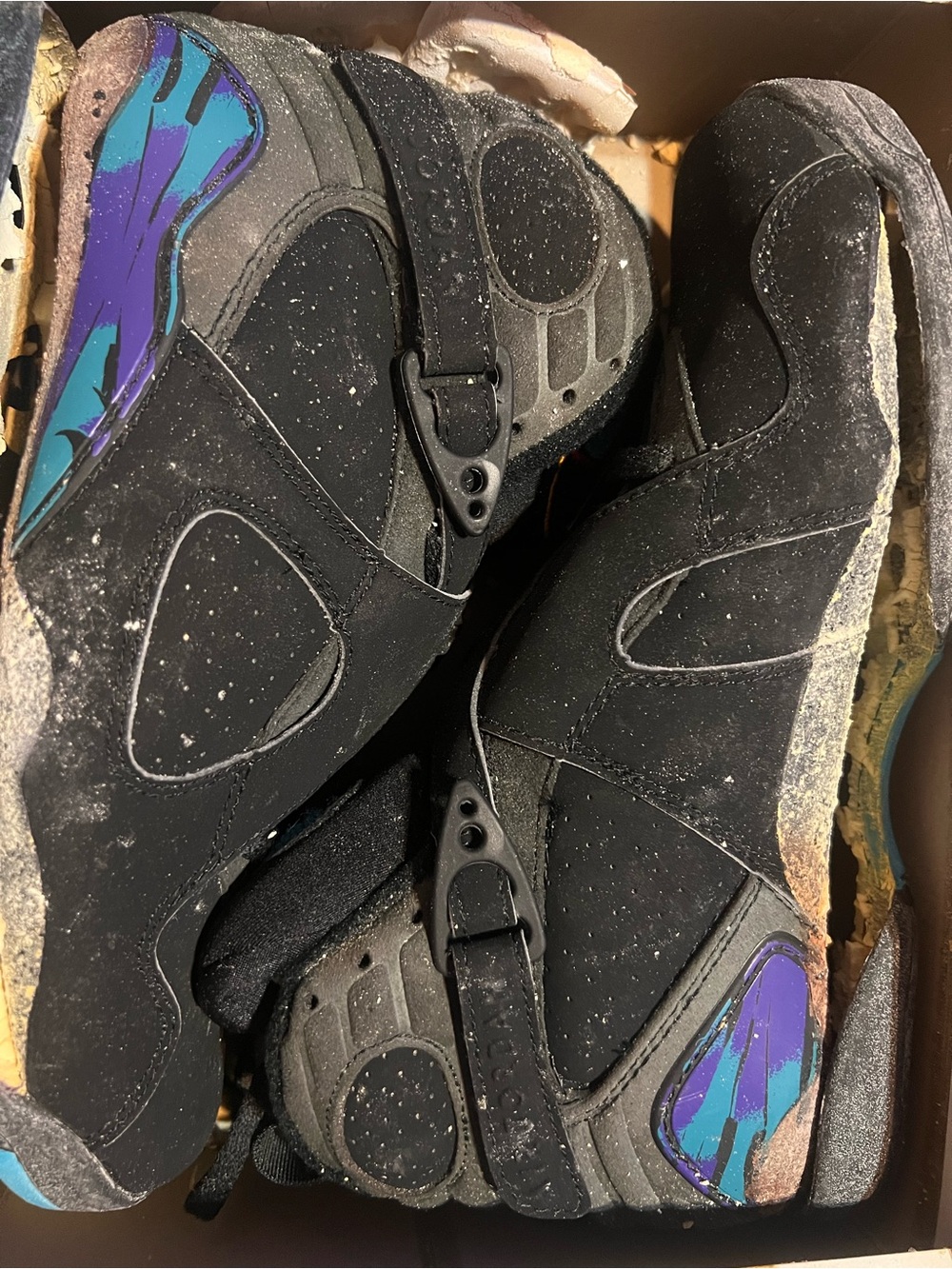 Vintage Nike Air Jordan 1993 Aqua 8 VIII Rare Size 7.5 OG DEADSTOCK